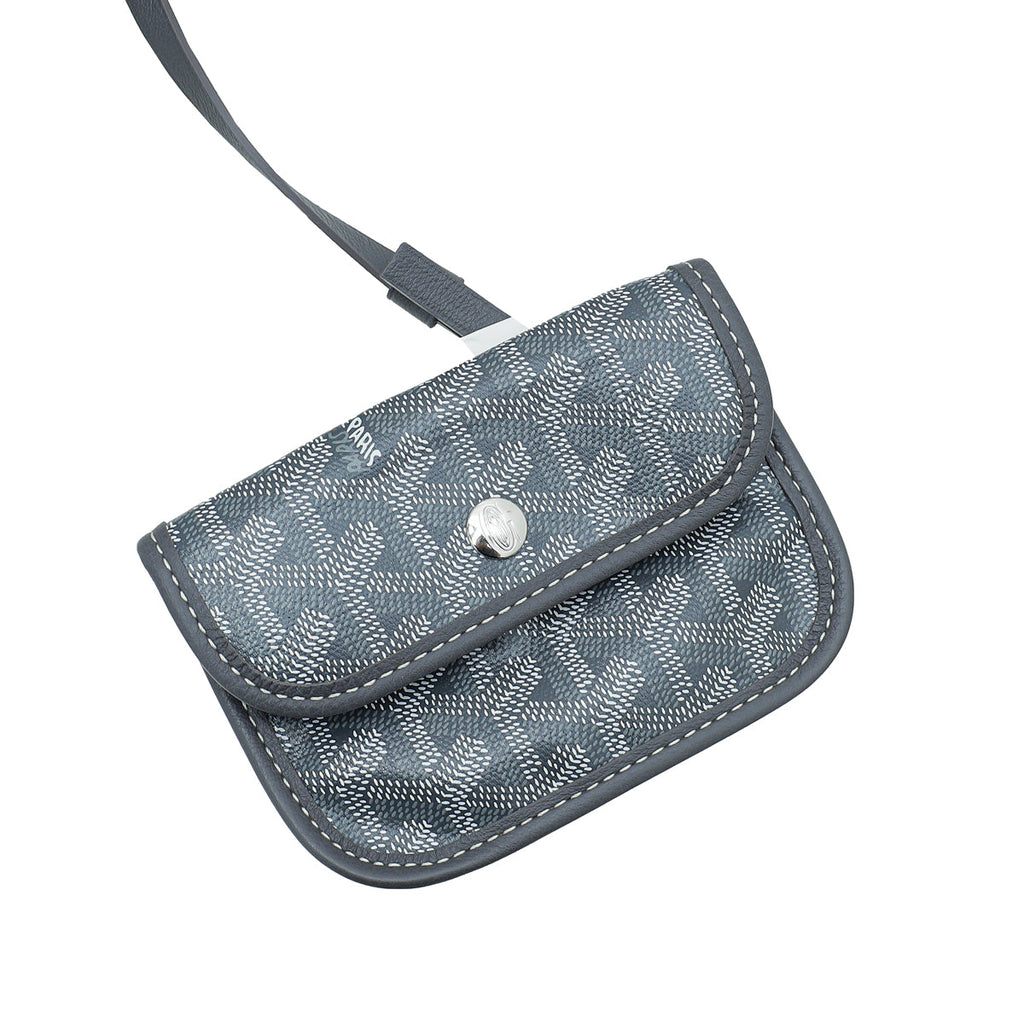 Goyard Grey Goyardine Anjou Reversible Mini Bag