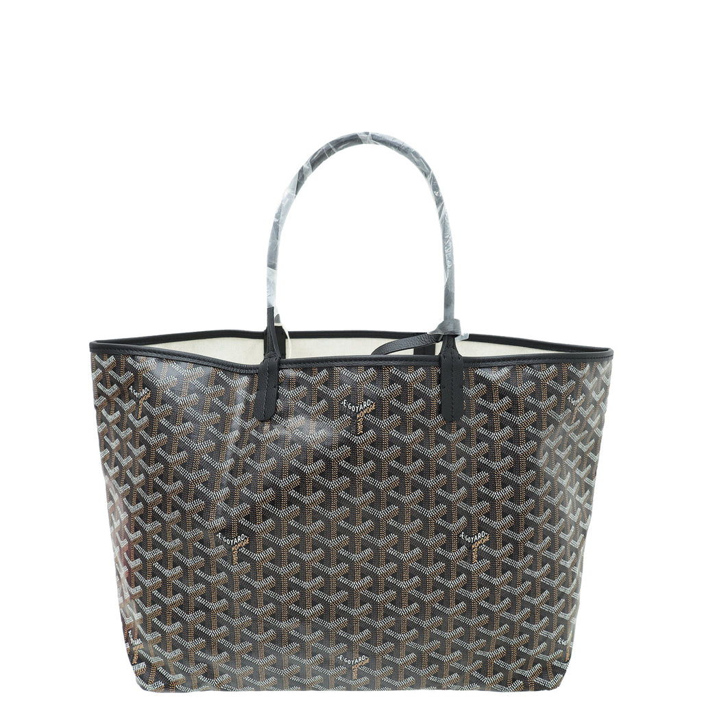Goyard Black Goyardine Saint Louis PM Bag