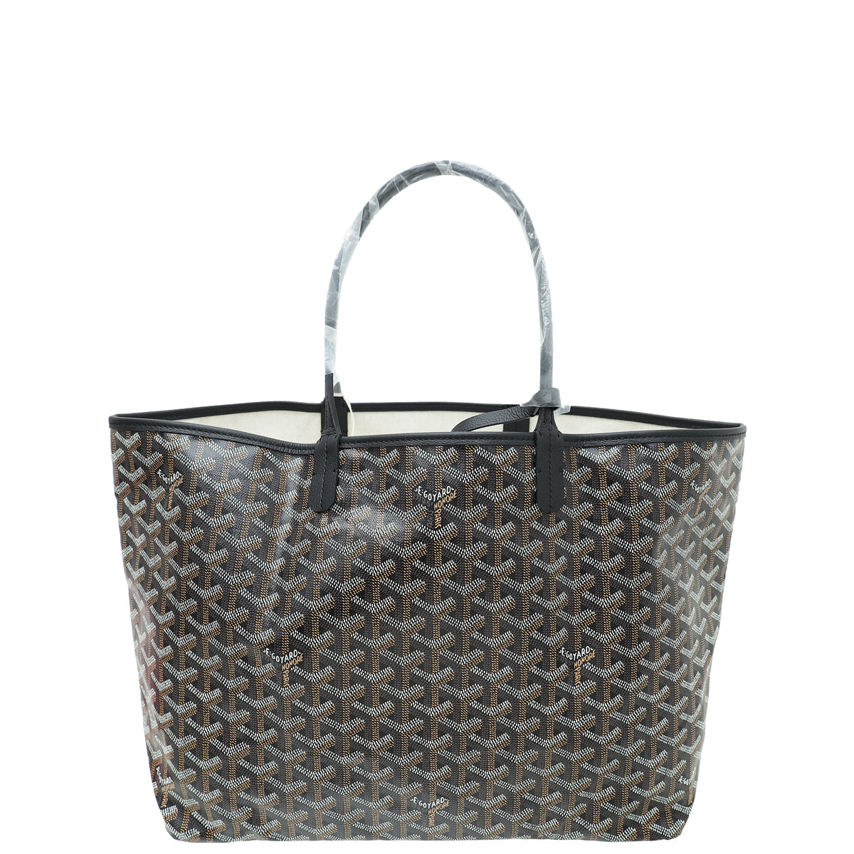 Goyard Black Goyardine Saint Louis PM Bag
