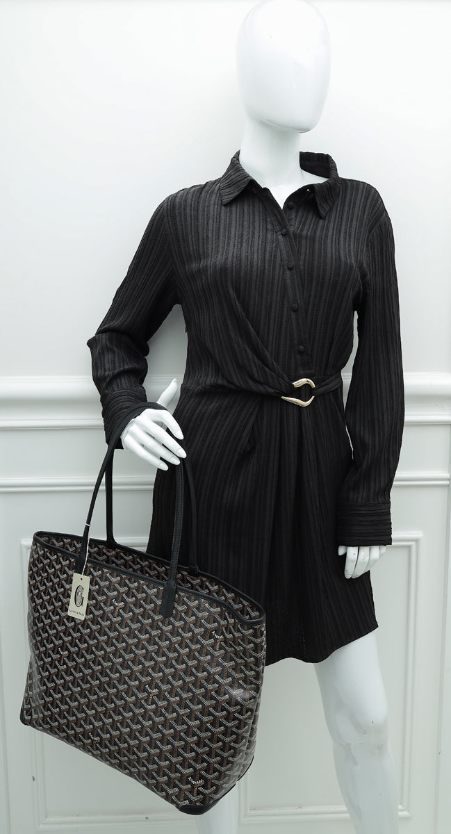 Goyard Black Artois Tote MM Bag