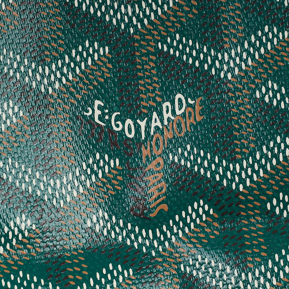 Goyard Green Goyardine Saint Louis GM Bag