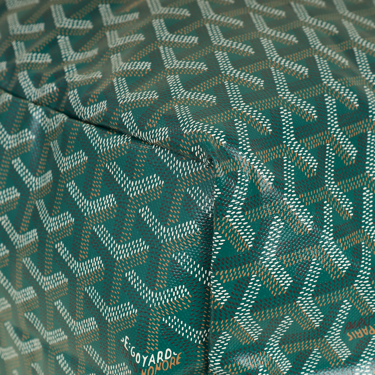 Goyard Green Goyardine Saint Louis GM Bag