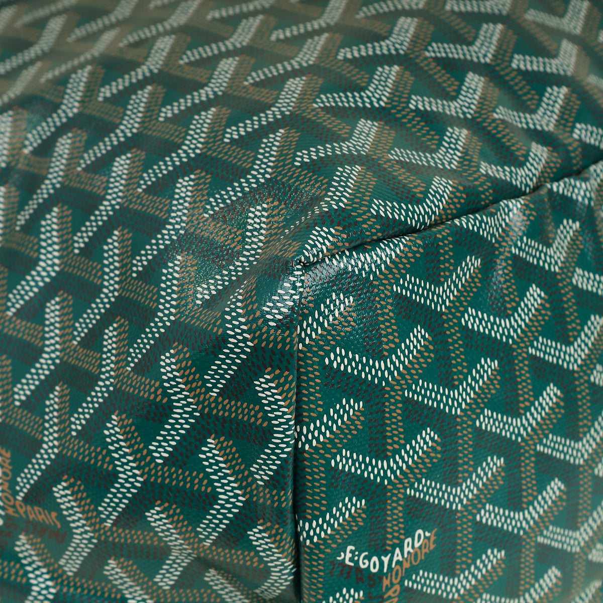 Goyard Green Goyardine Saint Louis GM Bag