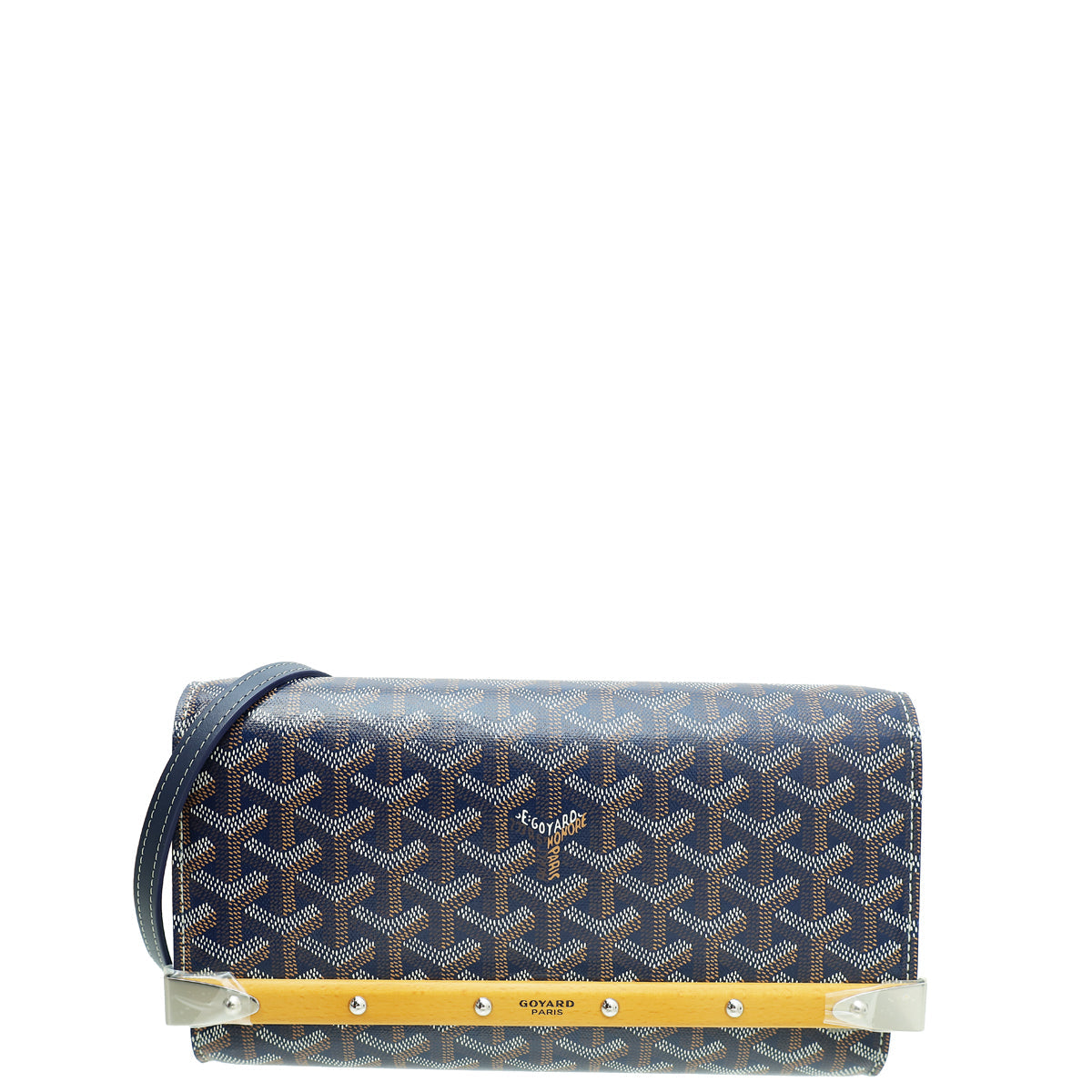 Goyard Blue Goyardine Monte Carlo 2 PM Pochette