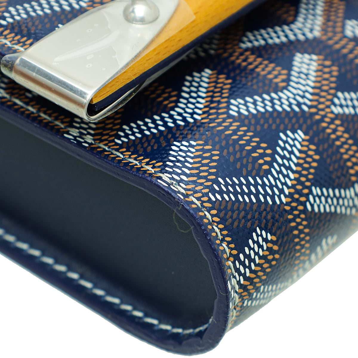 Goyard Blue Goyardine Monte Carlo 2 PM Pochette