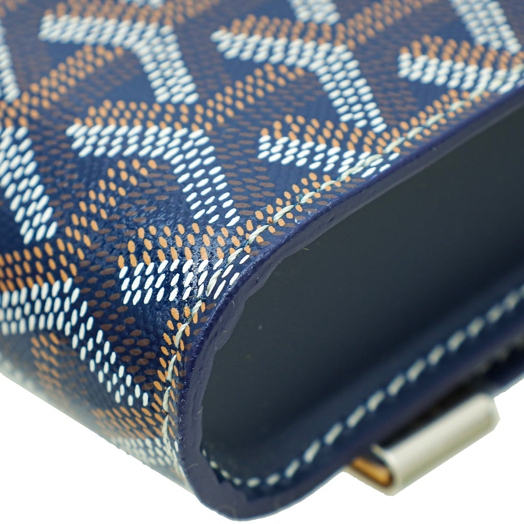 Goyard Blue Goyardine Monte Carlo 2 PM Pochette