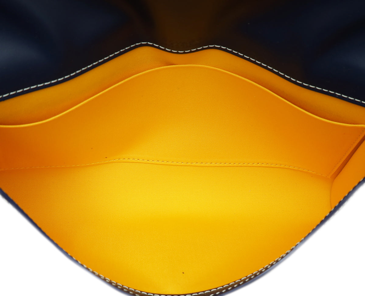 Goyard Blue Goyardine Monte Carlo 2 PM Pochette