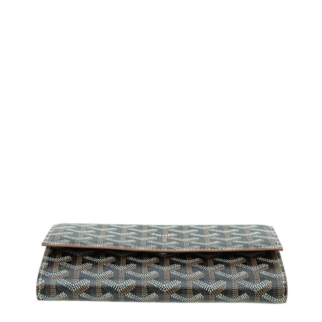 Goyard Bicolor Varenne Continental Wallet w/Strap