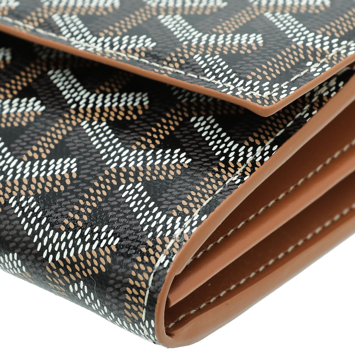 Goyard Bicolor Varenne Continental Wallet w/Strap