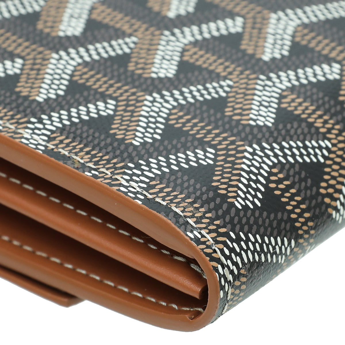 Goyard Bicolor Varenne Continental Wallet w/Strap