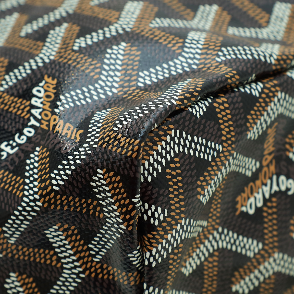 Goyard Black Goyardine Saint Louis PM Bag