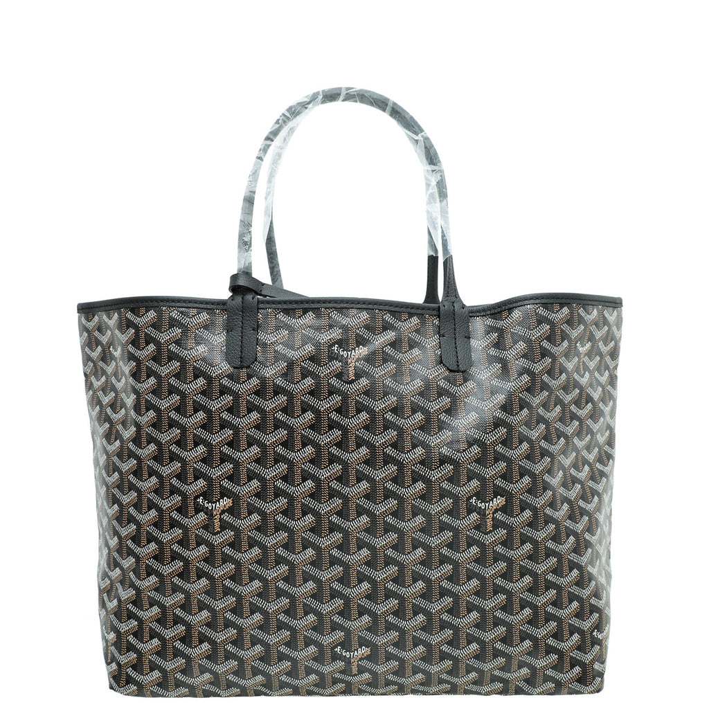 Goyard Black Goyardine Saint Louis PM Bag