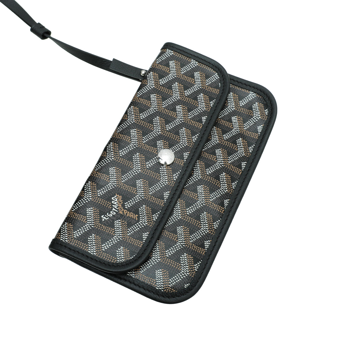 Goyard Black Goyardine Saint Louis PM Bag