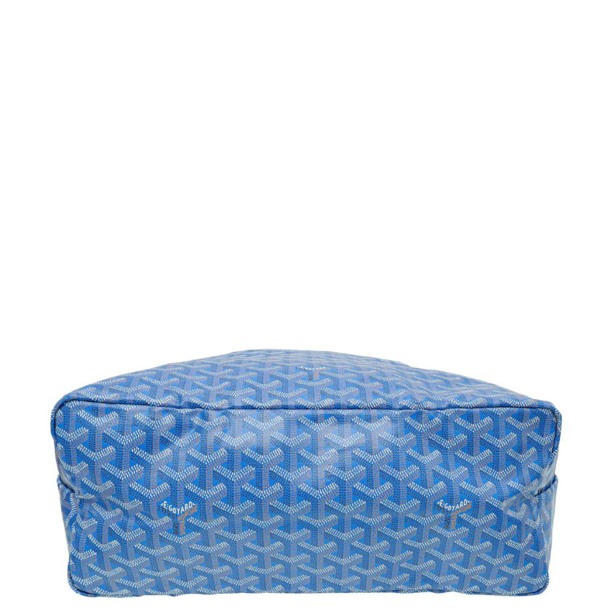 Goyard Royal Blue Goyardine Saint Louis PM Bag