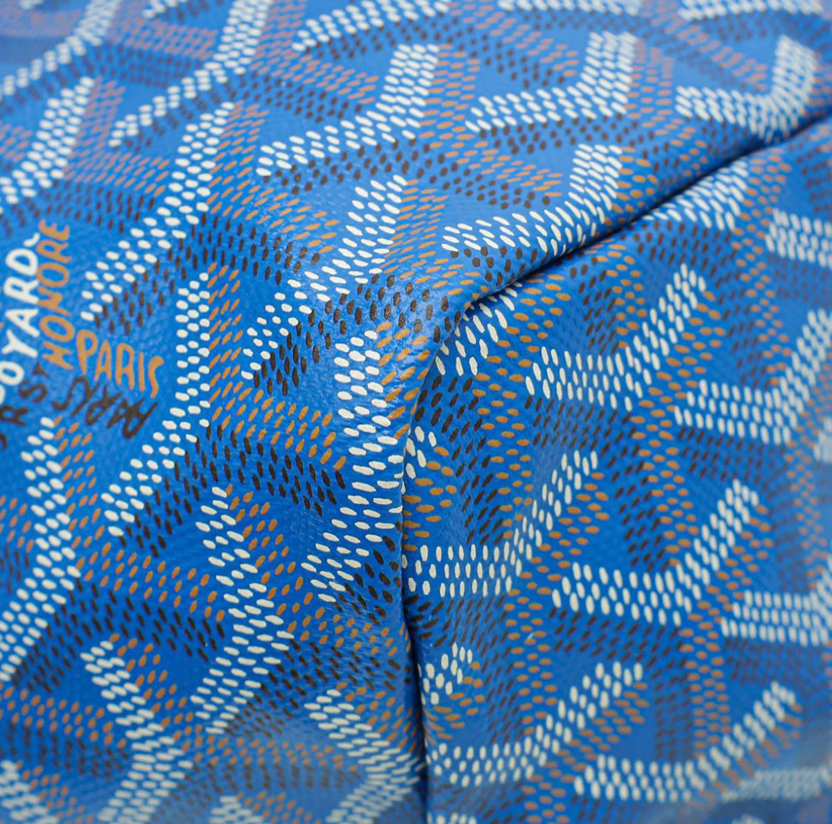 Goyard Royal Blue Goyardine Saint Louis PM Bag