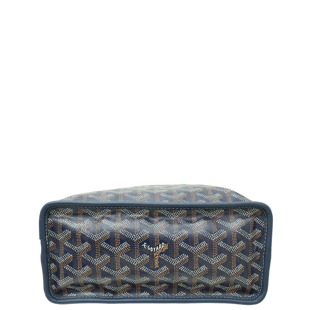 Goyard Blue Reversible Mini Anjou Bag
