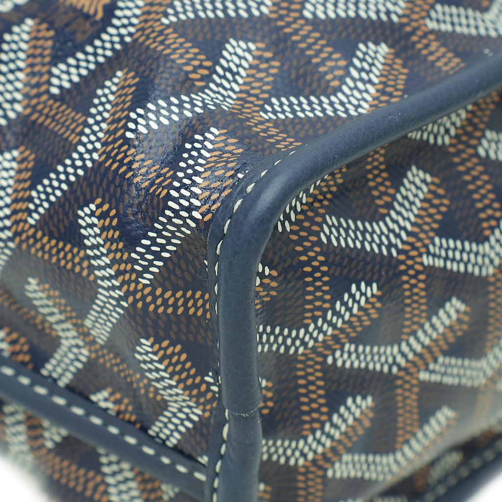 Goyard Blue Reversible Mini Anjou Bag