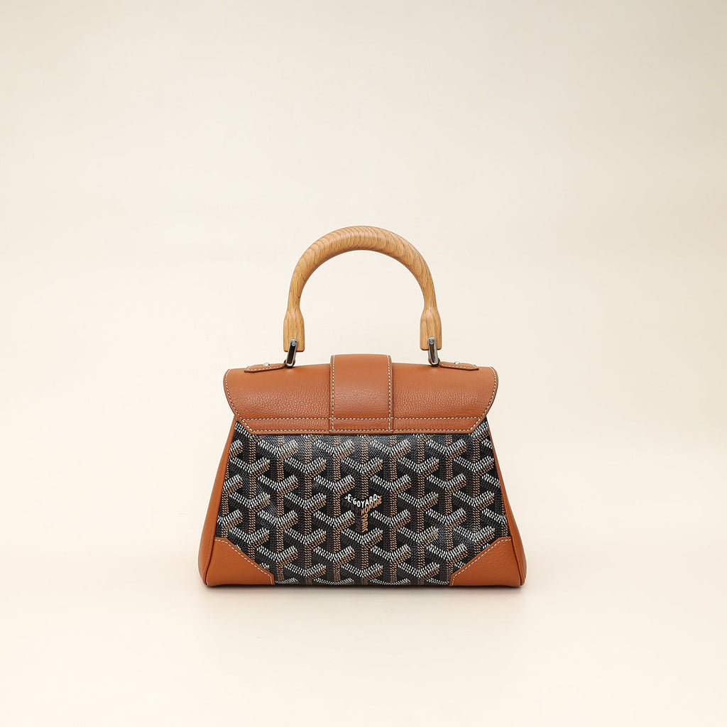 Goyard Bicolor Goyardine Saigon Mini Souple Bag