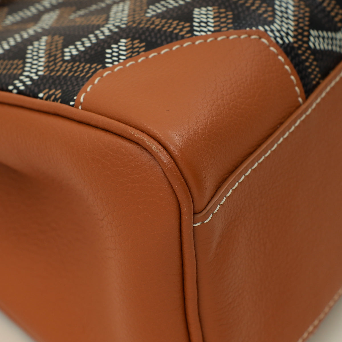 Goyard Bicolor Goyardine Saigon Mini Souple Bag
