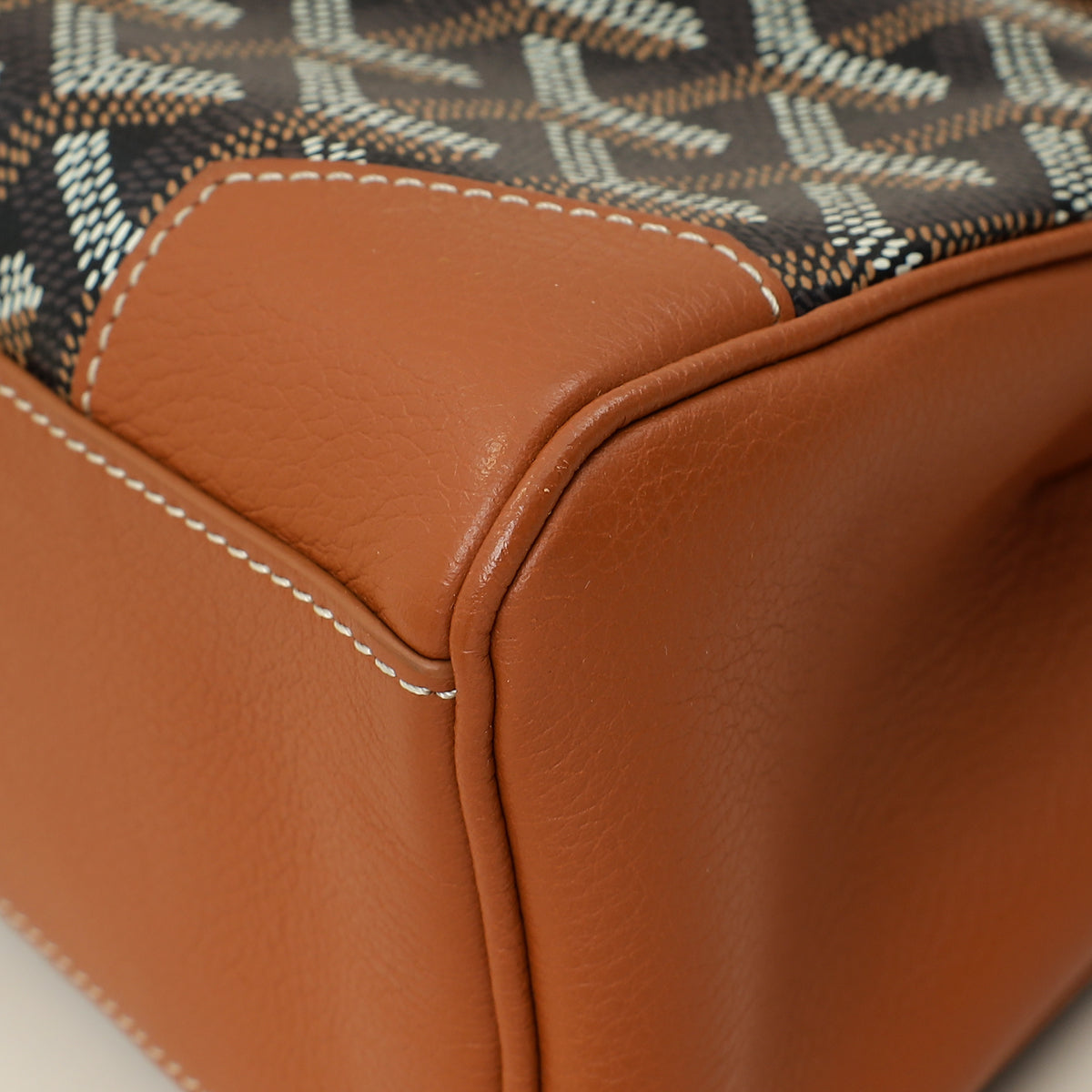 Goyard Bicolor Goyardine Saigon Mini Souple Bag