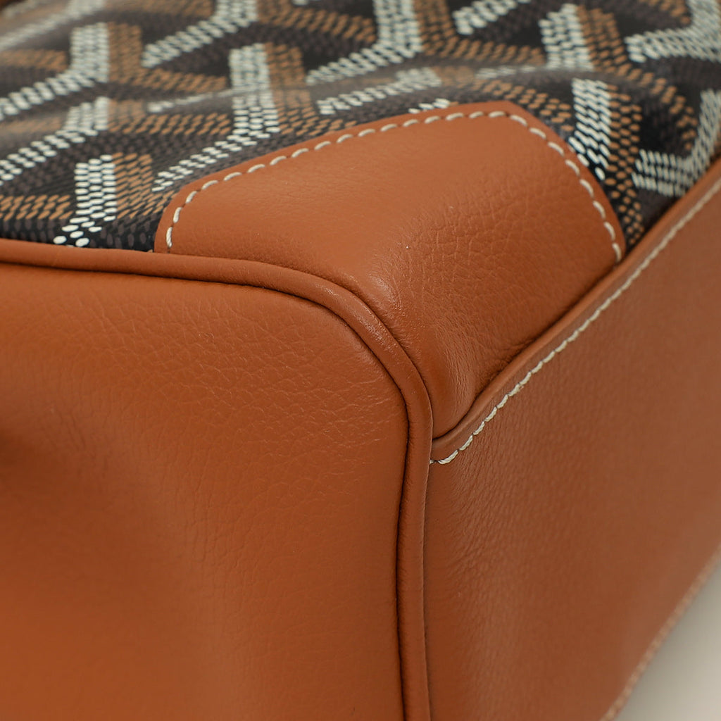 Goyard Bicolor Goyardine Saigon Mini Souple Bag