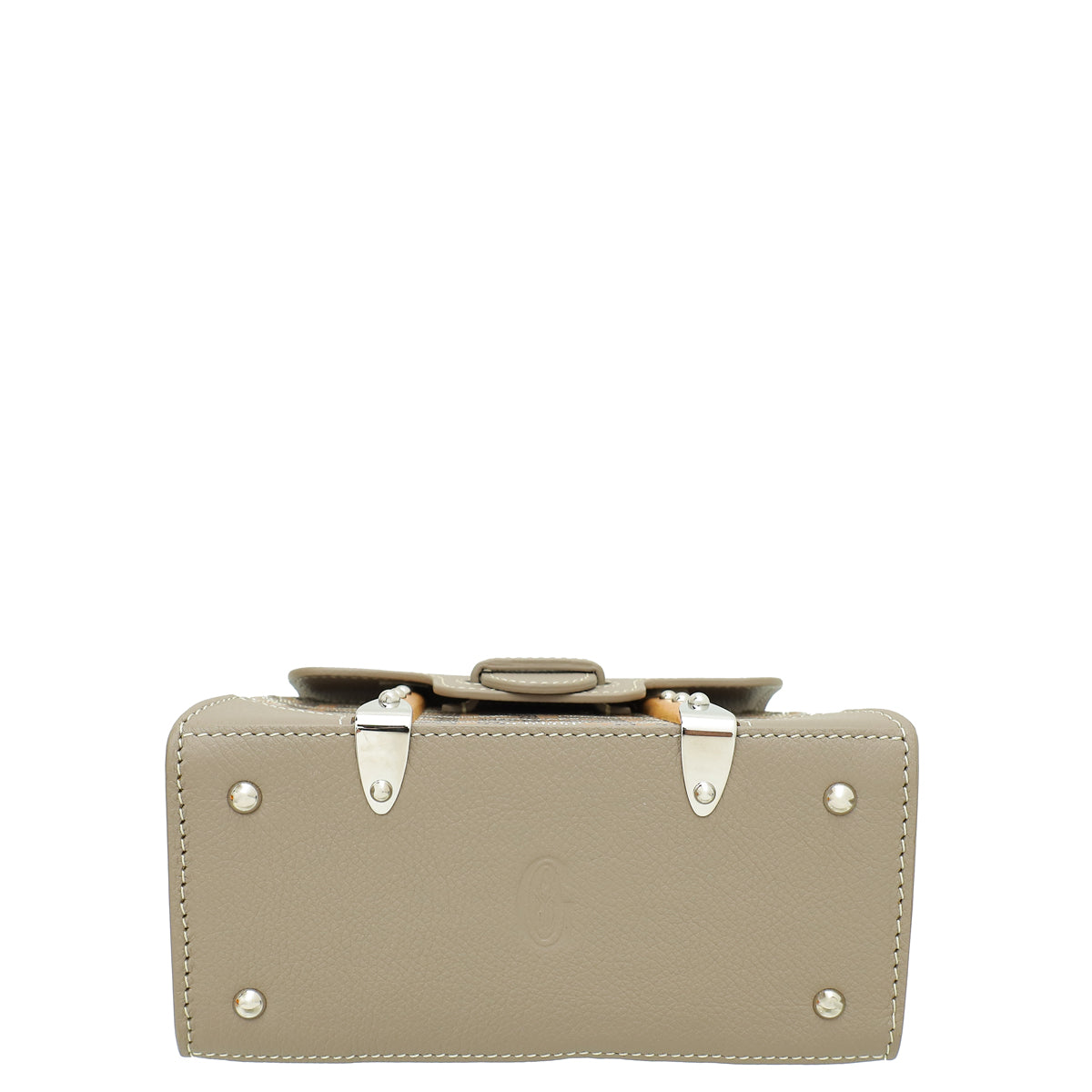 Goyard Light Gray Structure Nano Saigon Bag