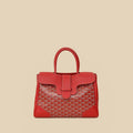 Goyard Red Goyardine Cabas Saigon MM Bag