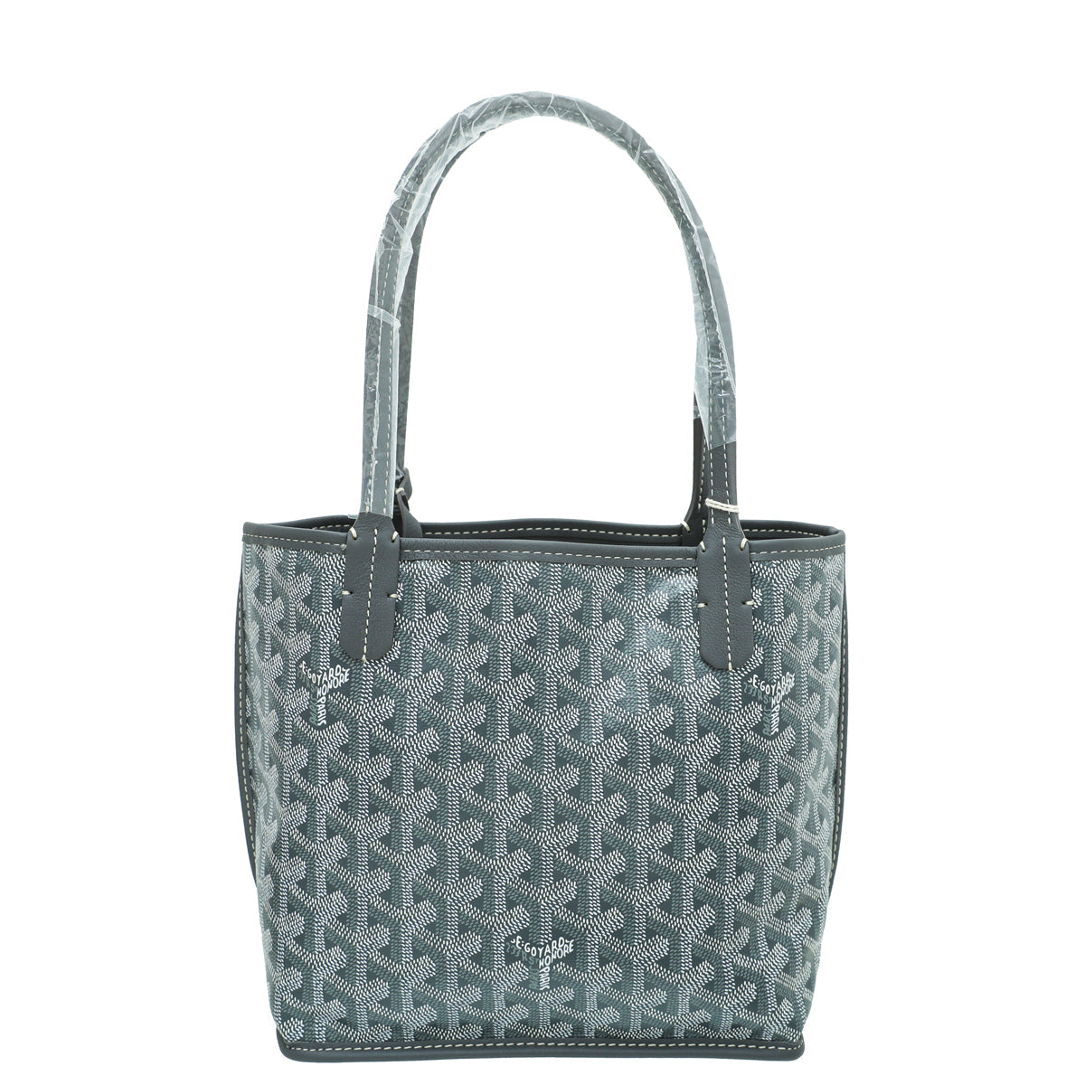 Goyard Grey Reversible Anjou Mini Bag