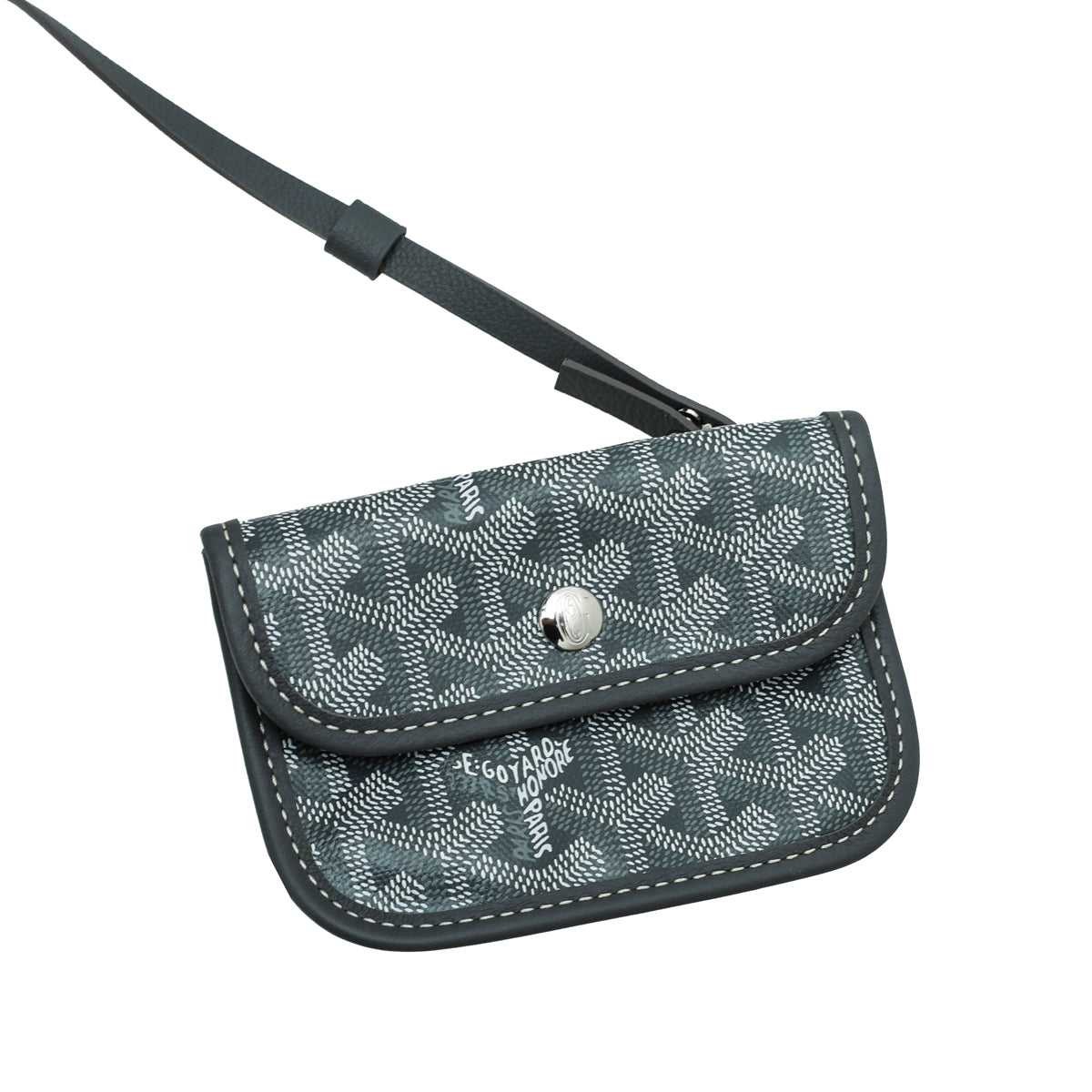 Goyard Grey Reversible Anjou Mini Bag