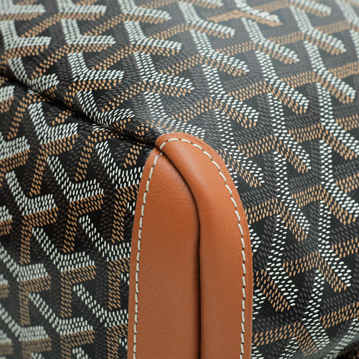 Goyard Brown Goyardine Artois PM Bag