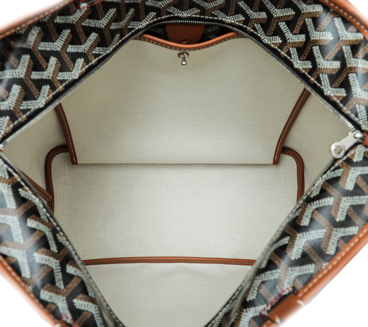 Goyard Brown Goyardine Artois PM Bag