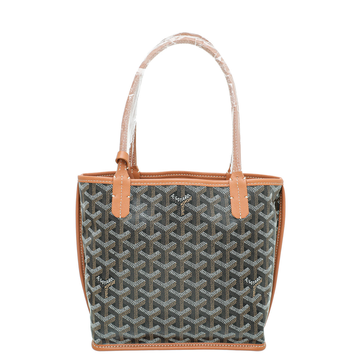 Goyard Brown Reversible Anjou Mini Bag