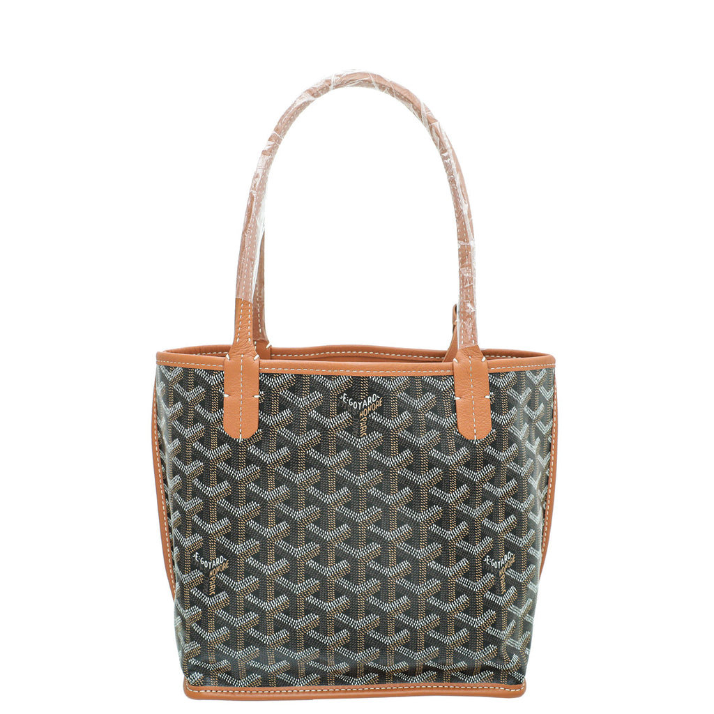 Goyard Brown Reversible Anjou Mini Bag