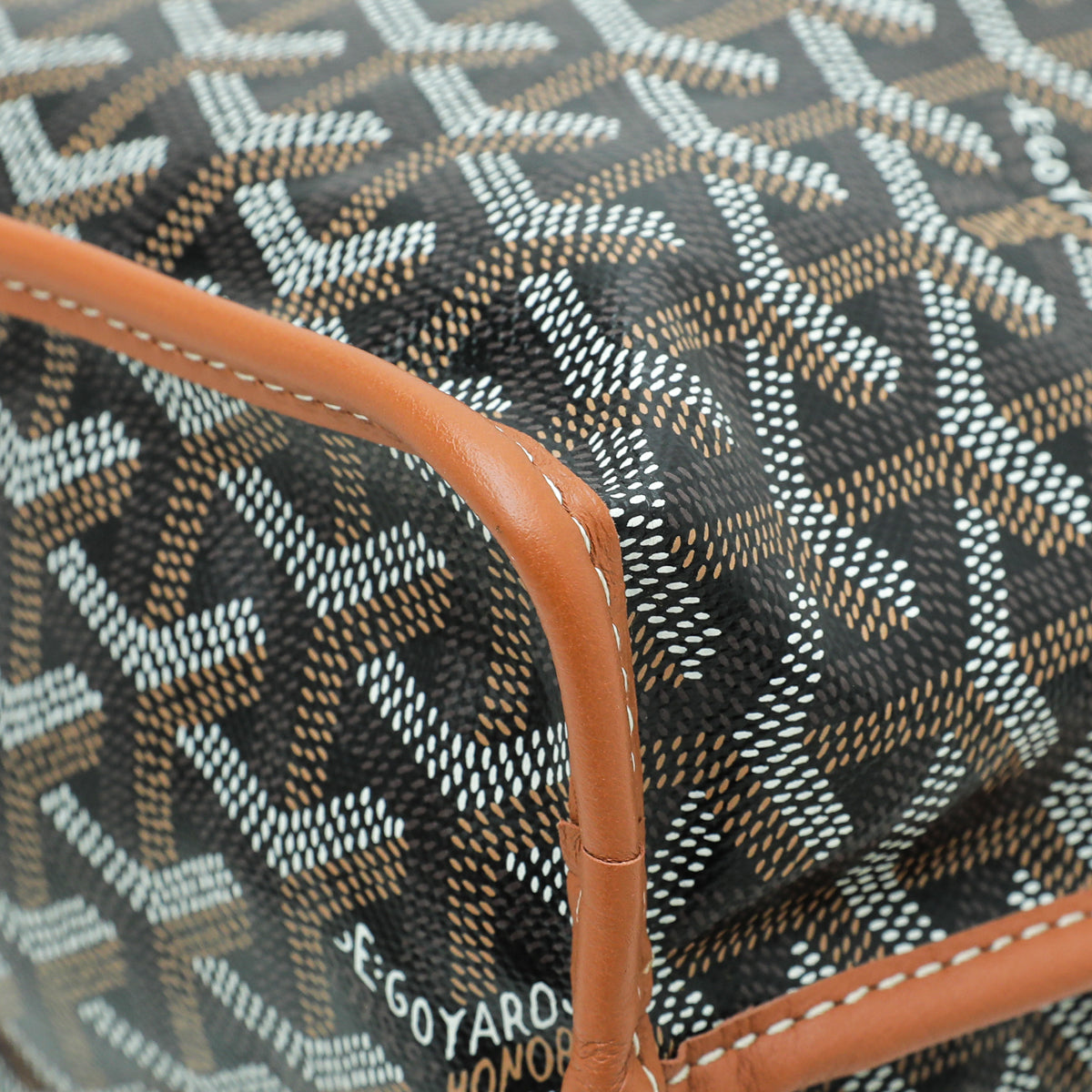 Goyard Brown Reversible Anjou Mini Bag
