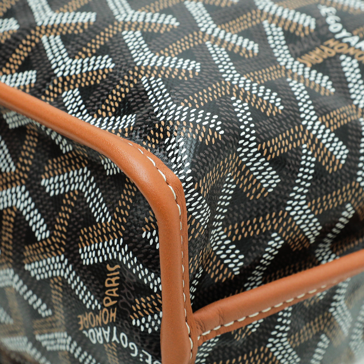 Goyard Brown Reversible Anjou Mini Bag