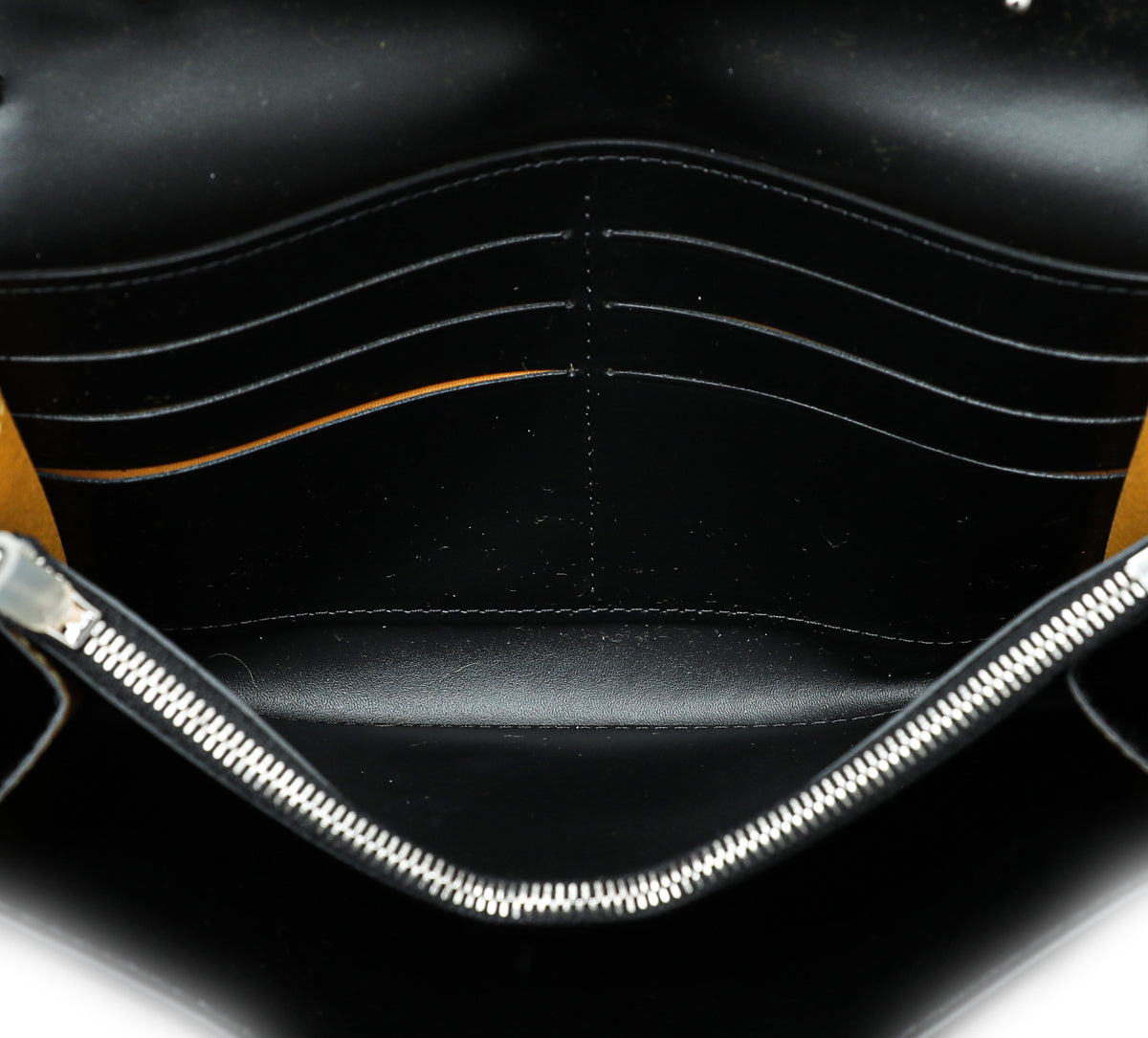 Goyard Black Varenne Continental Wallet w/Strap