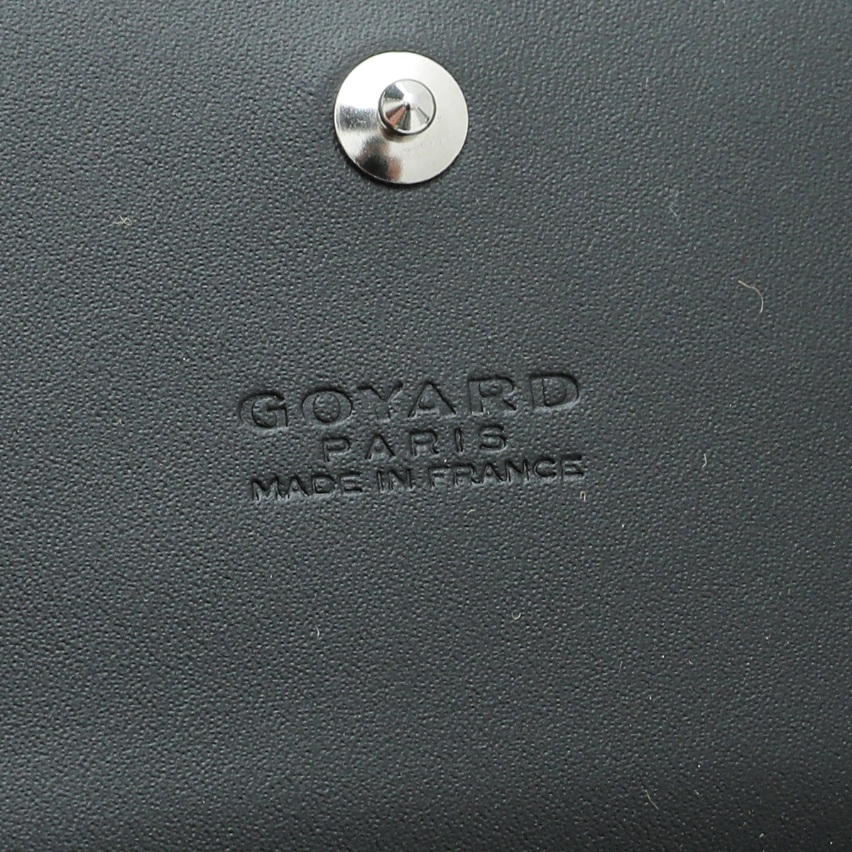 Goyard Black Varenne Continental Wallet w/Strap