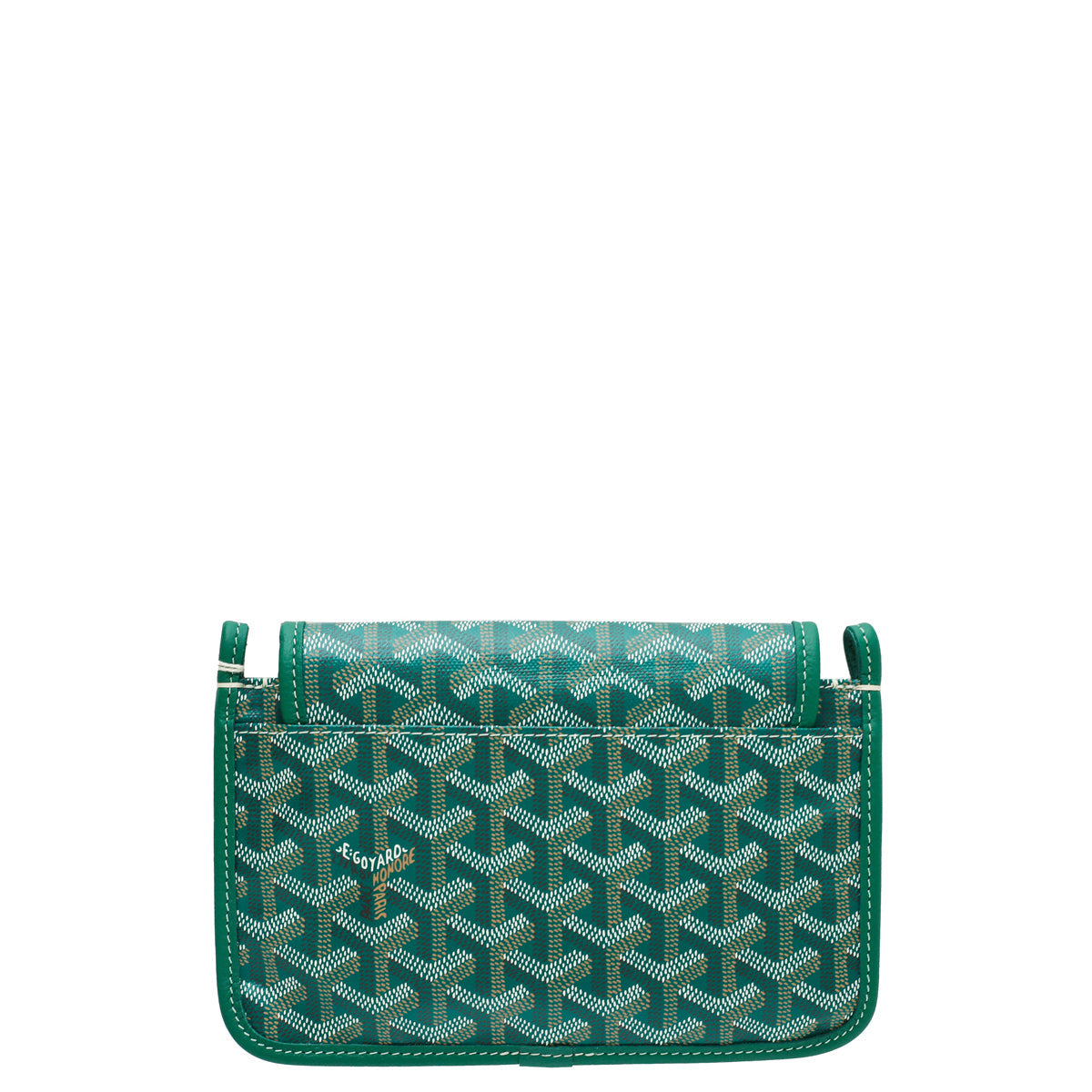 Goyard Green Plumet Wallet Clutch Bag