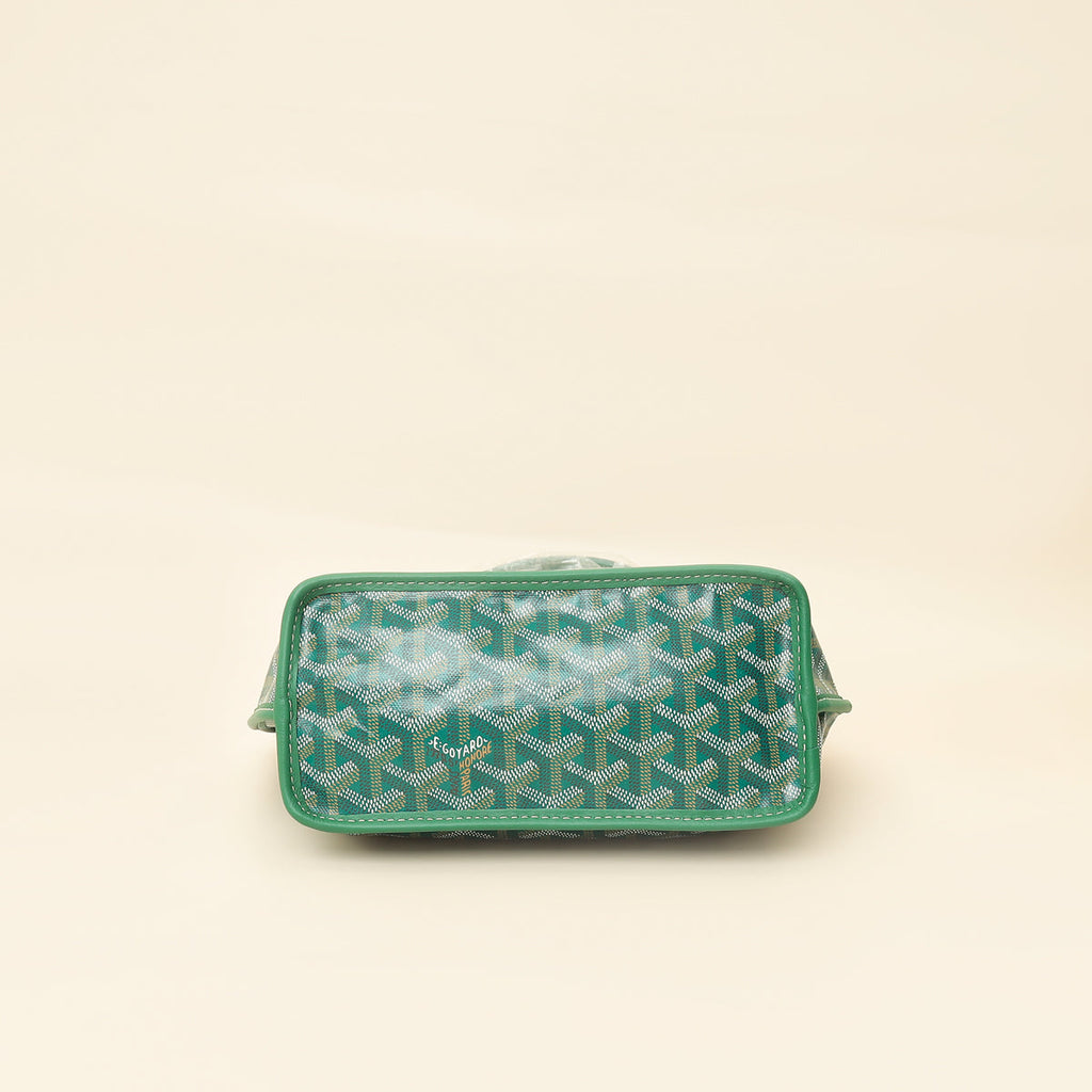 Goyard Green Anjou Mini Reversible Bag
