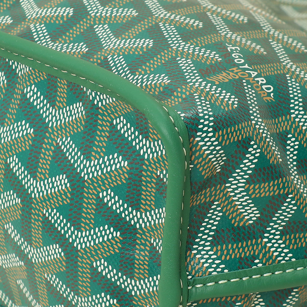 Goyard Green Anjou Mini Reversible Bag