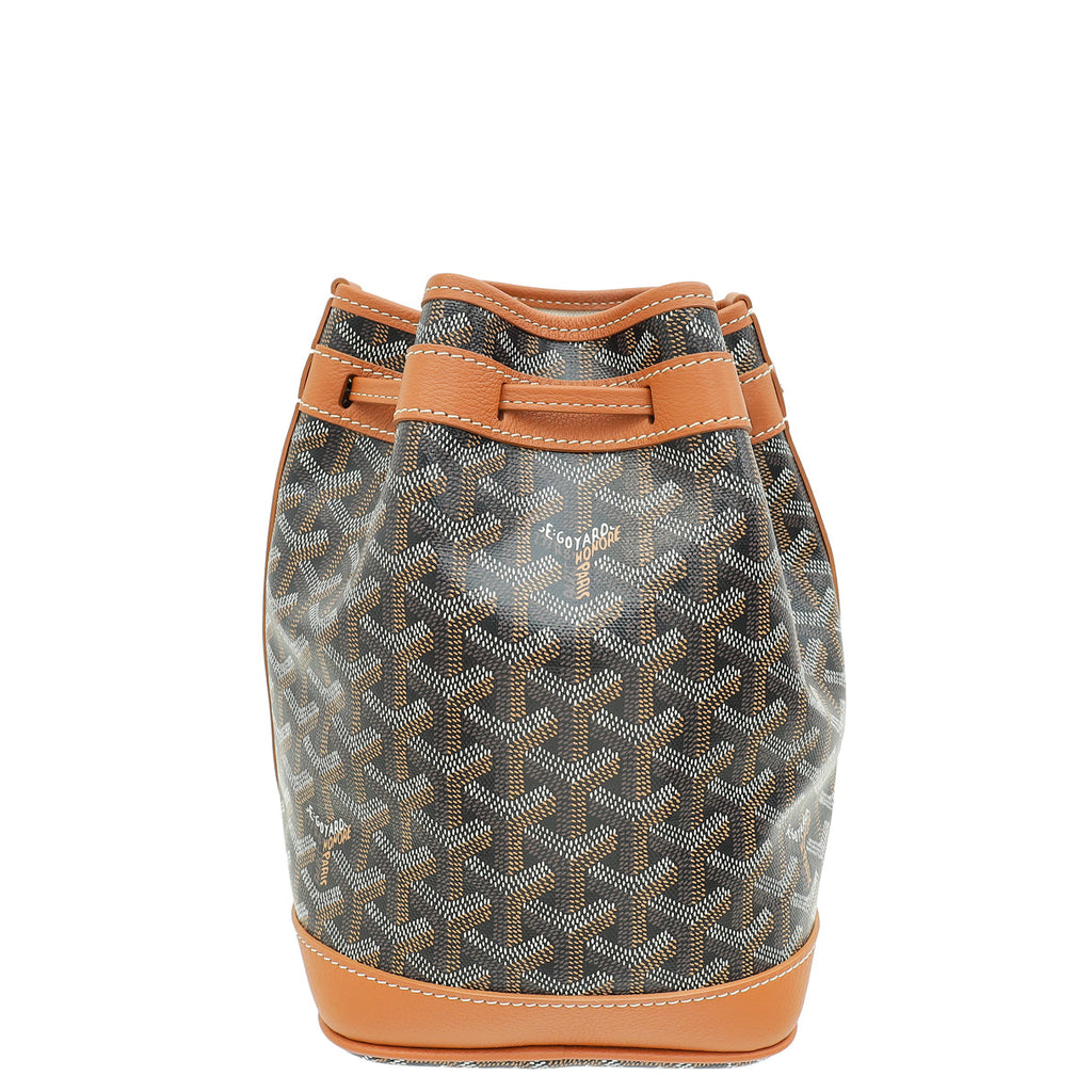 Goyard Bicolor Goyardine Petit Flot PM Bucket Bag
