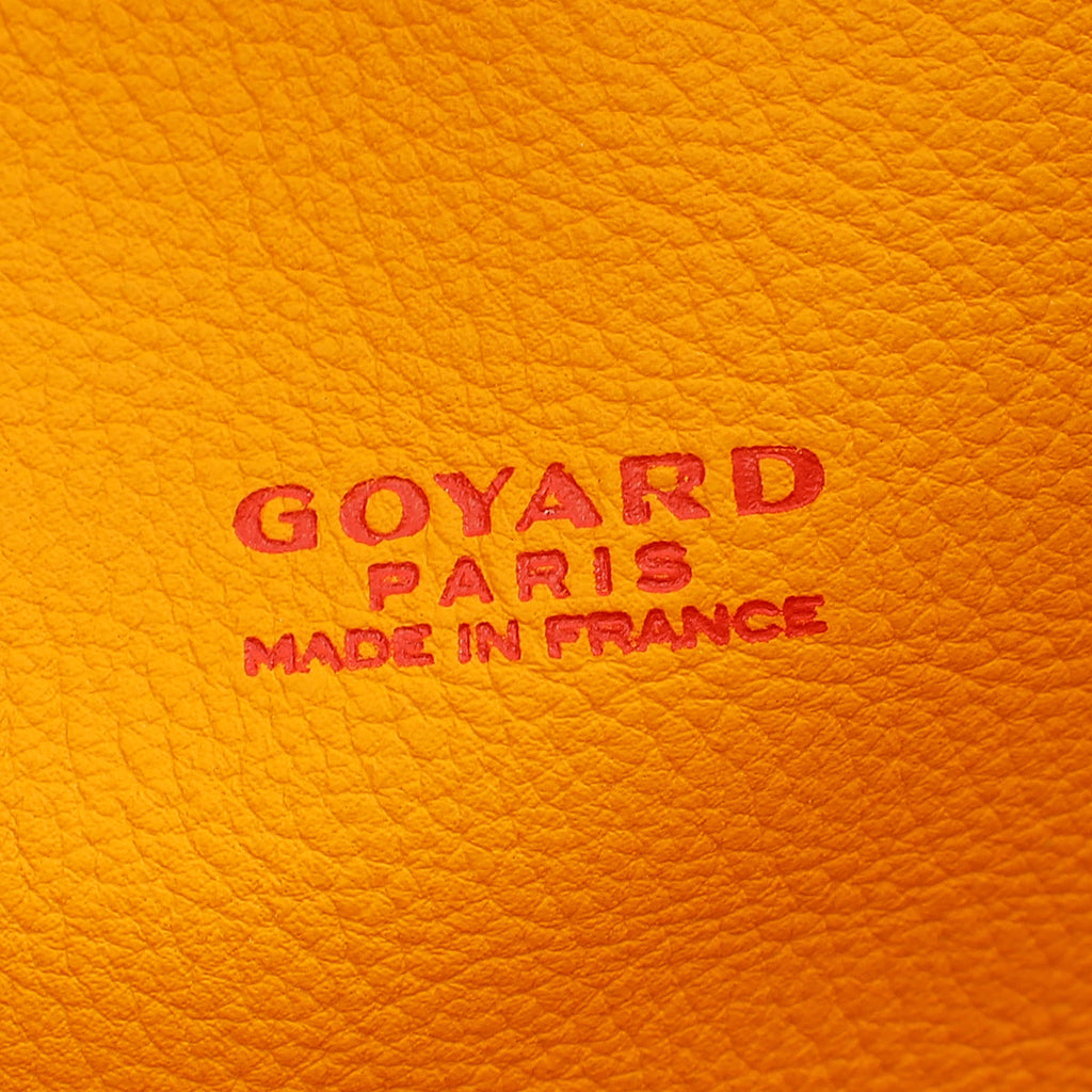 Goyard Yellow Goyardine Anjou Reversible PM Bag
