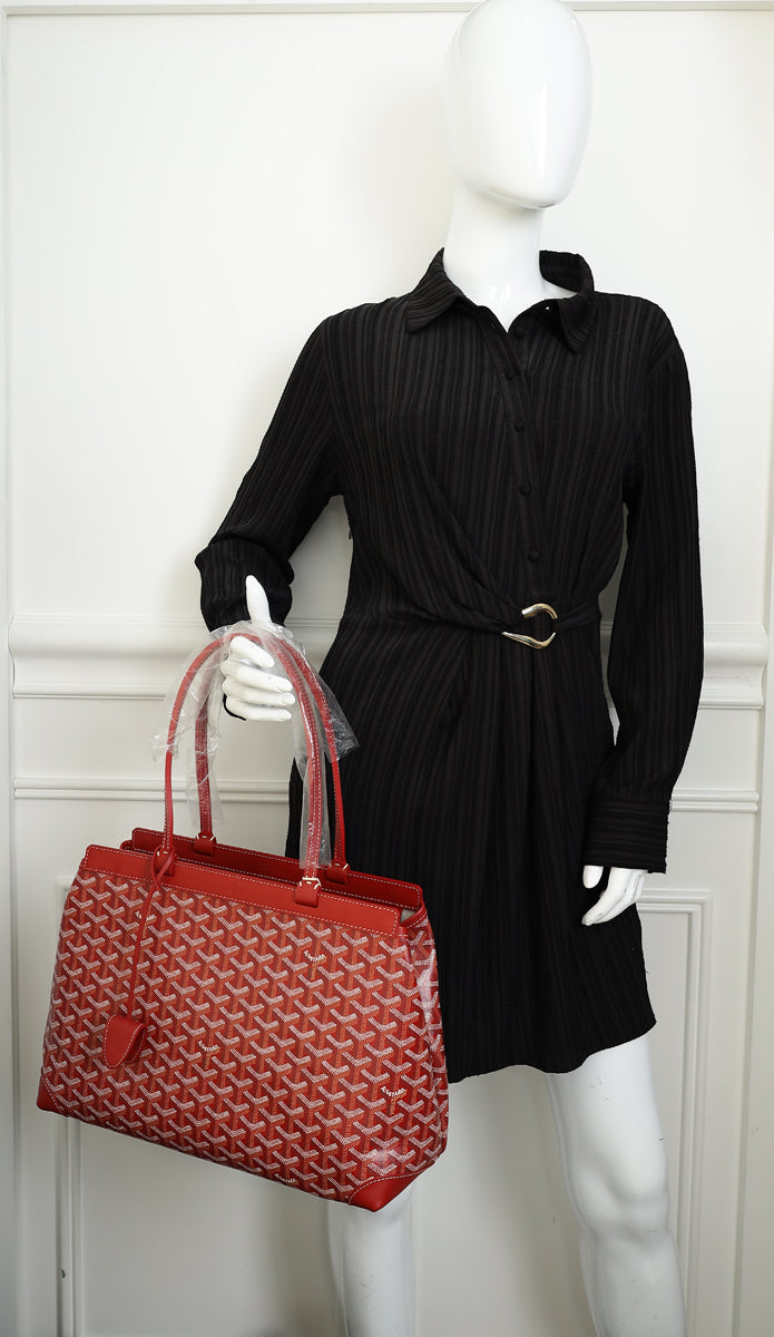 Goyard Red Goyardine Bellechasse Biaude PM Bag