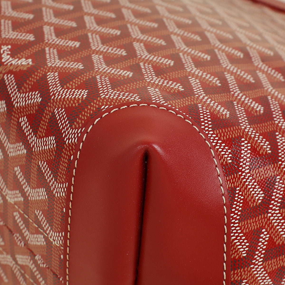 Goyard Red Goyardine Bellechasse Biaude PM Bag