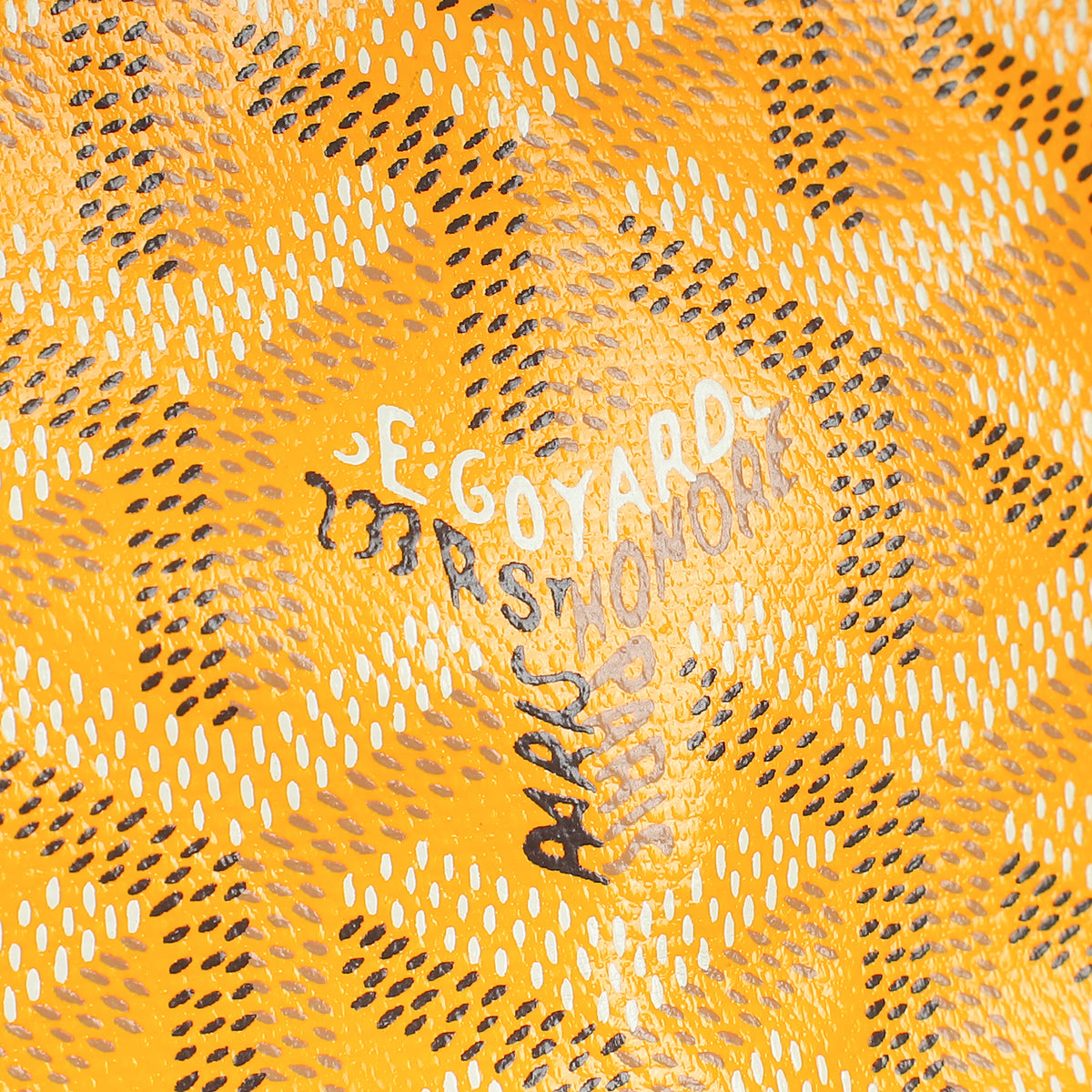 Goyard Yellow Goyardine Boheme PM Hobo Bag