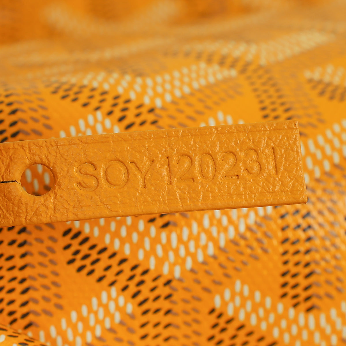 Goyard Yellow Goyardine Boheme PM Hobo Bag