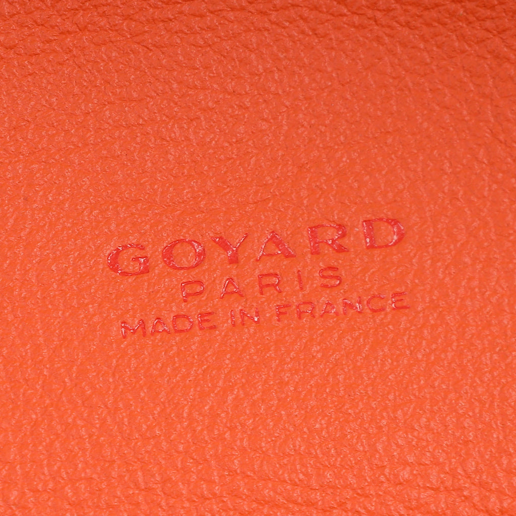 Goyard Orange Goyardine Mini Anjou Bag