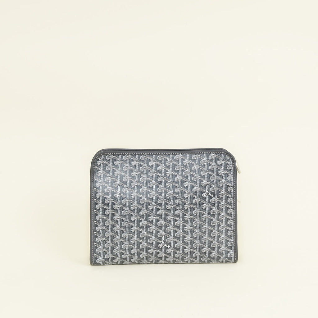 Goyard Gray Goyardine Jouvence GM Pouch