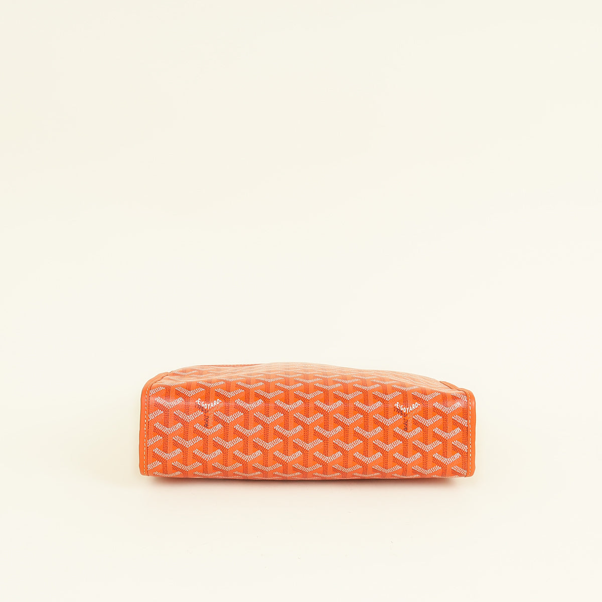 Goyard Orange Goyardine Jouvence GM Pouch