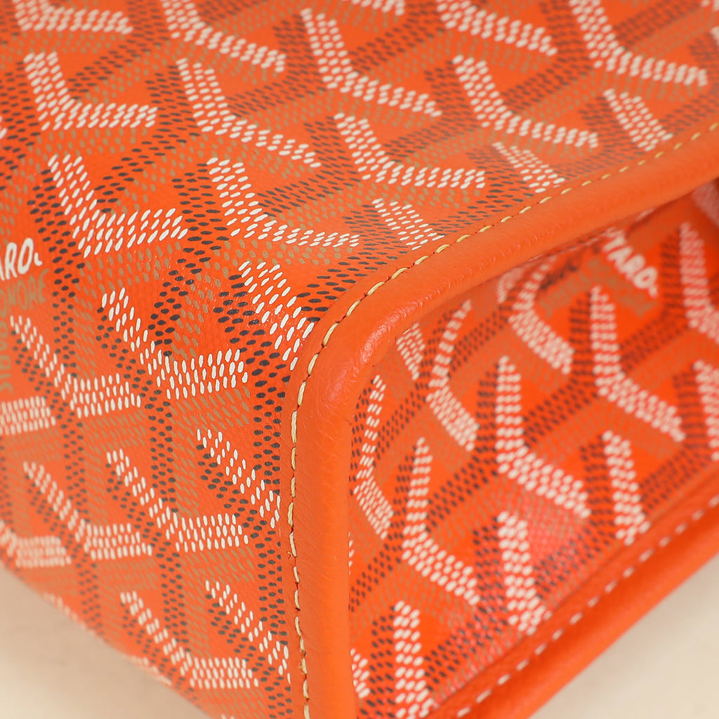 Goyard Orange Goyardine Jouvence GM Pouch